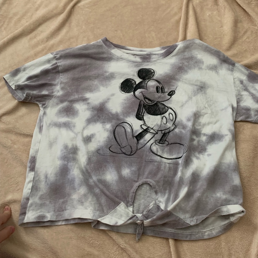 Mickey Mouse crop top. Youth Girls XL.
